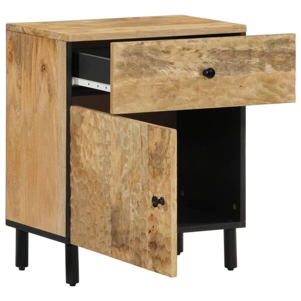 vidaXL Κομοδίνο 50 x 33 x 60 εκ. από Μασίφ Ξύλο Μάνγκο