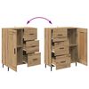 vidaXL Highboard &mu;&epsilon; &sigma;&upsilon;&rho;&tau;ά&rho;&iota; 2 pcs Artisan Oak &Sigma;ύ&nu;&theta;&epsilon;&tau;&omicron; &Xi;ύ&lambda;&omicron; &kappa;&alpha;&iota; &Gamma;&upsilon;&alpha;&lambda;ί