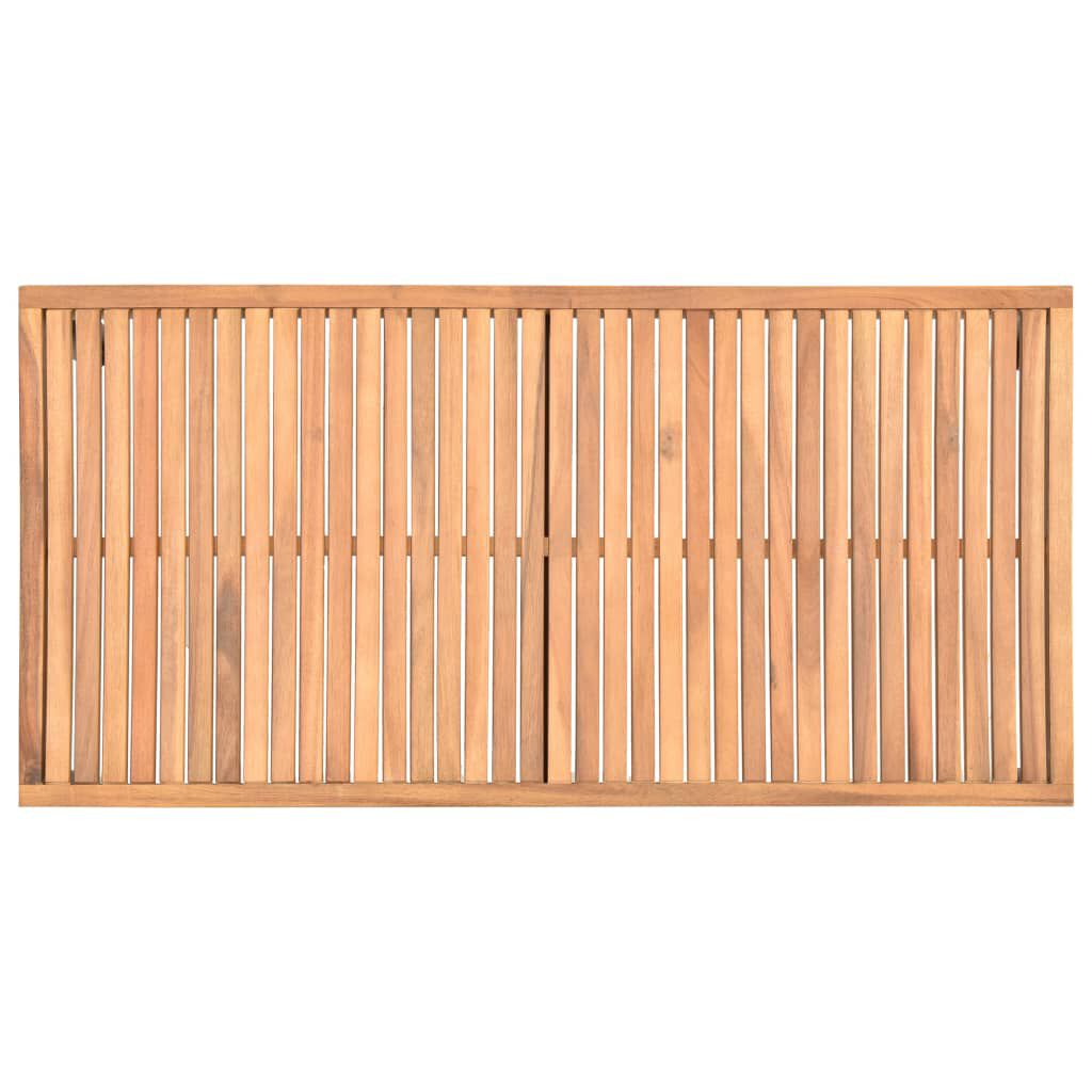 vidaXL Τραπεζάκι Σαλονιού Κήπου 110 x 55 x 36 εκ. Μασίφ Ξύλο Ακακίας