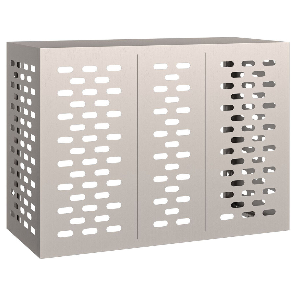 vidaXL Κάλυμμα AC 110x50x80 εκ από Αδιάβροχο Χάλυβα