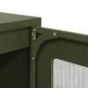 vidaXL Highboard Ελαιοπράσινο 36x39x123 cm Ατσάλι ψυχρής έλασης