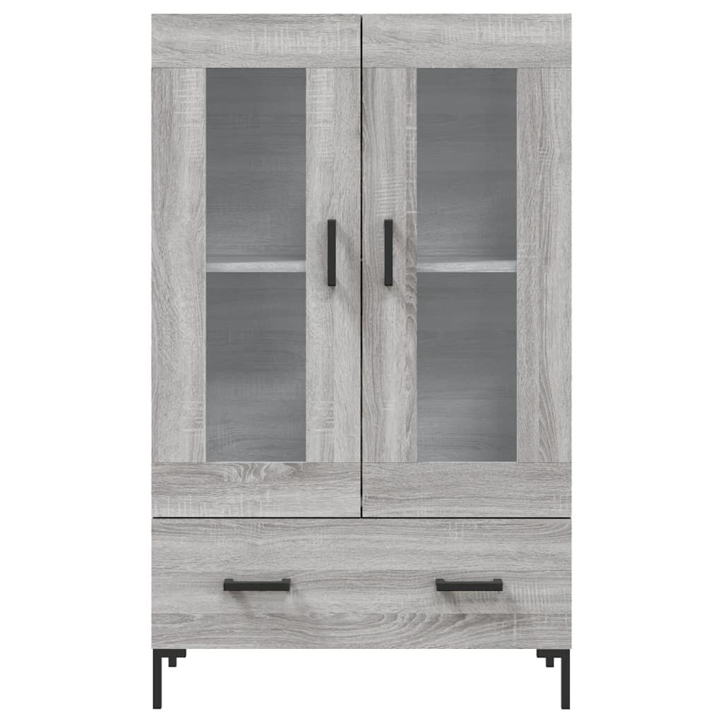 vidaXL Ντουλάπα Γκρι Sonoma 69,5 x 31 x 115 εκ. από Επεξεργασμένο Ξύλο