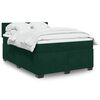 vidaXL &Kappa;&rho;&epsilon;&beta;ά&tau;&iota; Boxspring &mu;&epsilon; &Sigma;&tau;&rho;ώ&mu;&alpha; &Sigma;&kappa;&omicron;ύ&rho;&omicron; &Pi;&rho;ά&sigma;&iota;&nu;&omicron; 140x190&epsilon;&kappa;. &Beta;&epsilon;&lambda;&omicron;ύ&delta;&iota;&nu;&omicron;