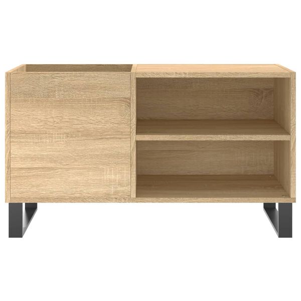vidaXL Δισκοθήκη Sonoma Δρυς 85 x 38 x 48 εκ. από Επεξεργασμένο Ξύλο