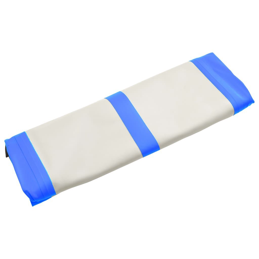 vidaXL Στρώμα Ενόργανης Φουσκωτό Μπλε 500 x 100 x 20 εκ. PVC με Τρόμπα