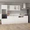 vidaXL Ντουλάπι Μικροκυμάτων "Lyon" Λευκό 60x57x207 εκ. από Τεχνητό Ξύλο