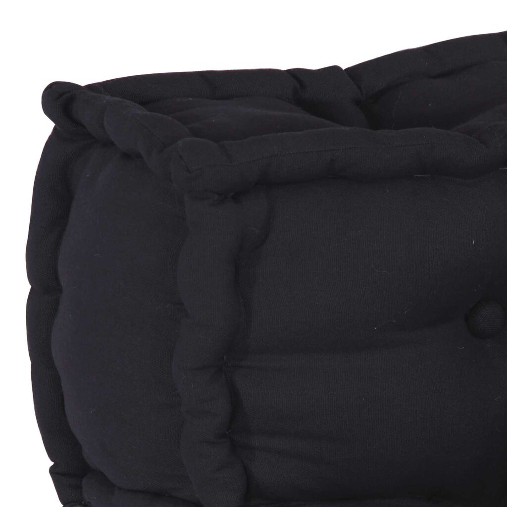 vidaXL Modular Pouffes - Σετ 2 σε Υφασμάτινη Ανθρακί