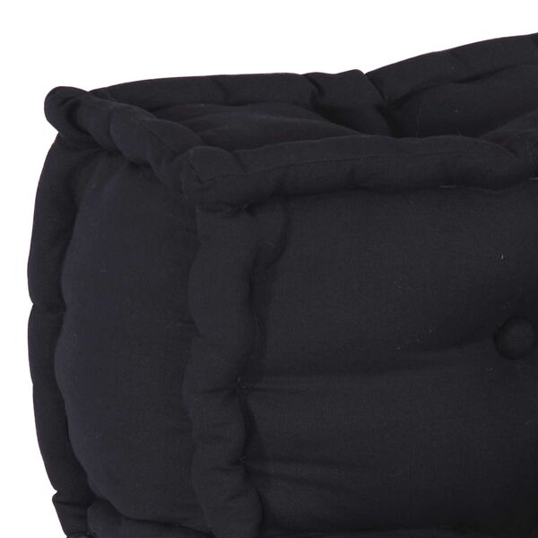 vidaXL Modular Pouffes - Σετ 2 σε Υφασμάτινη Ανθρακί