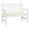 vidaXL Μαξιλάρι Πάγκου Κήπου Κρεμ 100x50x7 εκ. Ύφασμα Oxford