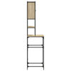 vidaXL Ντουλάπι Πλυντηρίου Sonoma Δρυς 68x48,5x194 εκ.