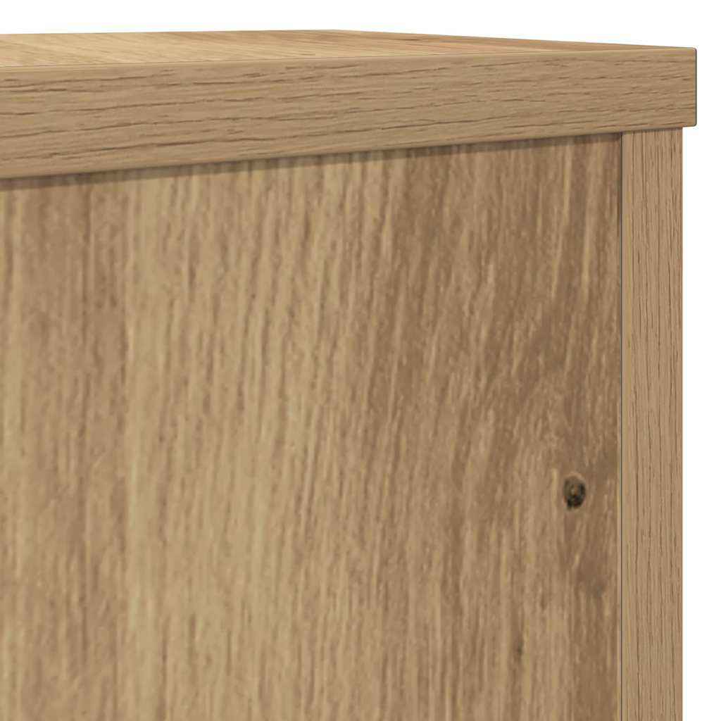 vidaXL Βάσεις Φυτών 2 τεμ. Αρτισιανή Δρυς 25x25x35 εκ. Επεξ. Ξύλο