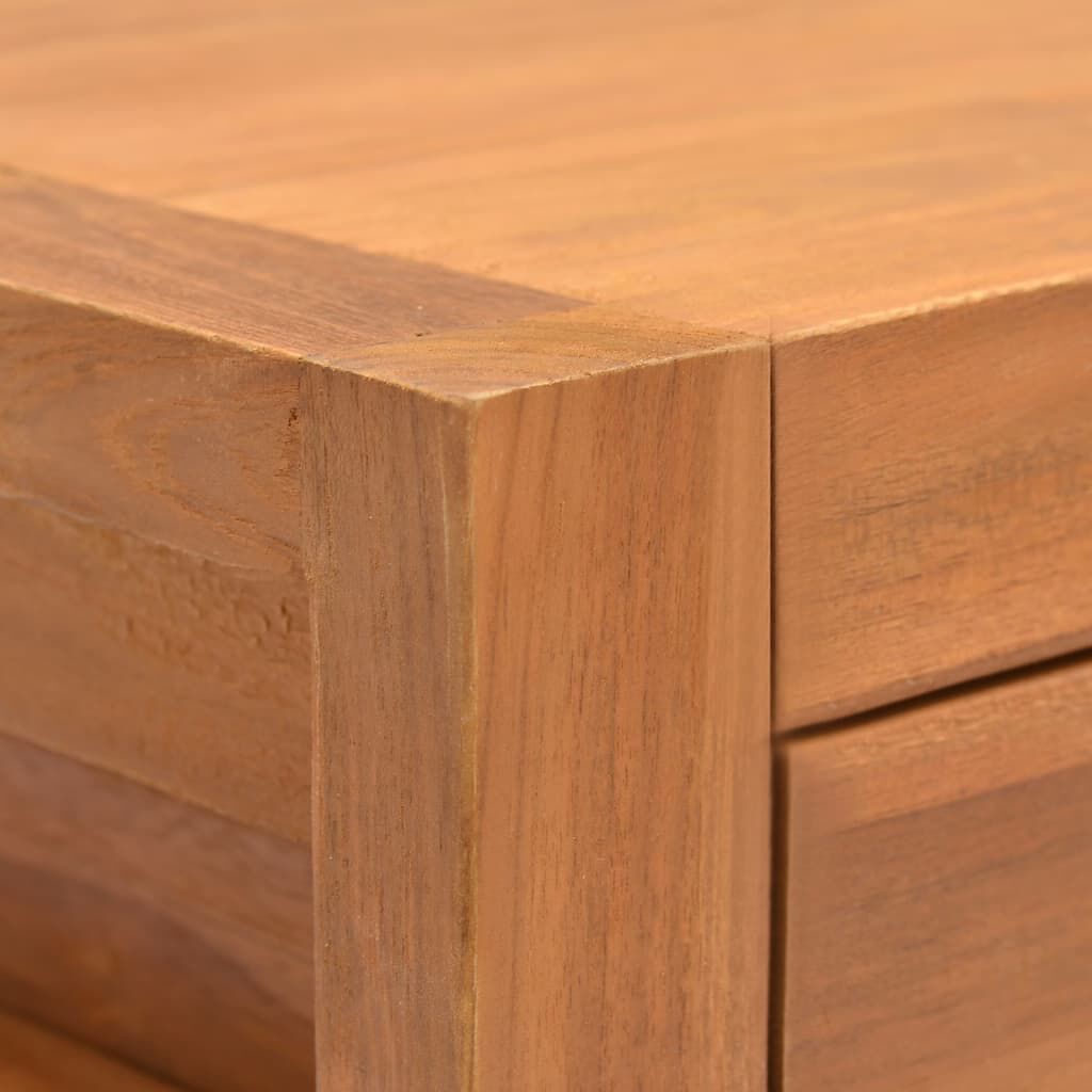 vidaXL Γραφείο με 2 Συρτάρια 120 x 40 x 75 εκ. από Μασίφ Ξύλο Teak