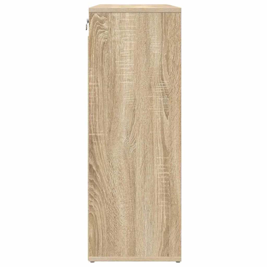 vidaXL Ντουλάπα Παπουτσιών με ράφι Sonoma Δρυς 77.5 x 30 x 83.5 εκ.
