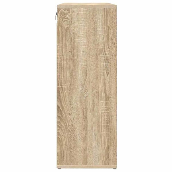 vidaXL Ντουλάπα Παπουτσιών με ράφι Sonoma Δρυς 77.5 x 30 x 83.5 εκ.