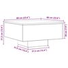 vidaXL Τραπεζάκι Σαλονιού Αρτισιανή Δρυς 60x60x31,5εκ Επεξεργασμ. Ξύλο