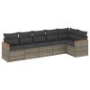 vidaXL Patio Sofa Set 4-&theta;έ&sigma;&iota;&alpha; Grey