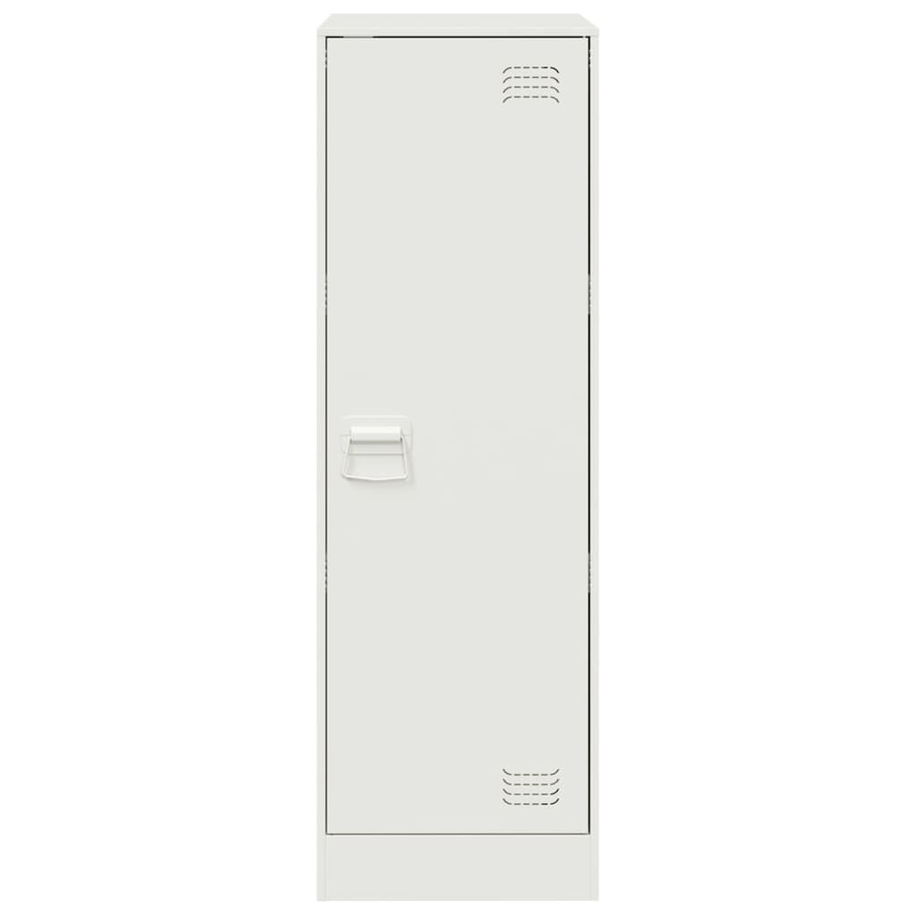 vidaXL Μπουφές Λευκός 34,5x39x107 εκ. από Ατσάλι