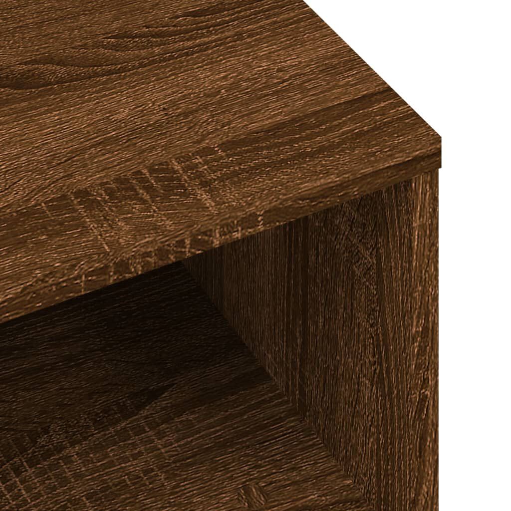 vidaXL Έπιπλο Τηλεόρασης Καφέ Δρυς 120x34x37 εκ. Επεξ. Ξύλο