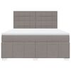 vidaXL &Kappa;&rho;&epsilon;&beta;ά&tau;&iota; Boxspring &mu;&epsilon; &Sigma;&tau;&rho;ώ&mu;&alpha; Taupe 180x200 &epsilon;&kappa;. &Upsilon;&phi;&alpha;&sigma;&mu;ά&tau;&iota;&nu;&omicron;