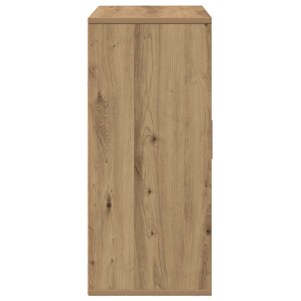 vidaXL Πλαϊνό γραφείο artisan δρυς 60 x 31 x 70 εκ Επεξεργασμένο ξύλο