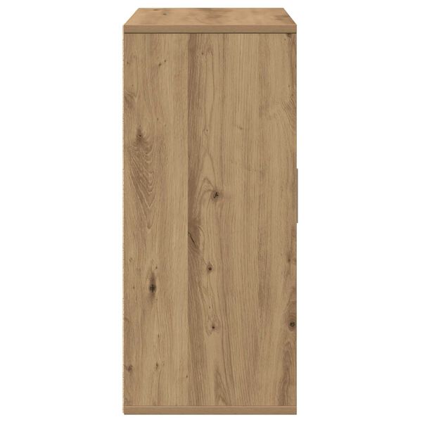 vidaXL Πλαϊνό γραφείο artisan δρυς 60 x 31 x 70 εκ Επεξεργασμένο ξύλο