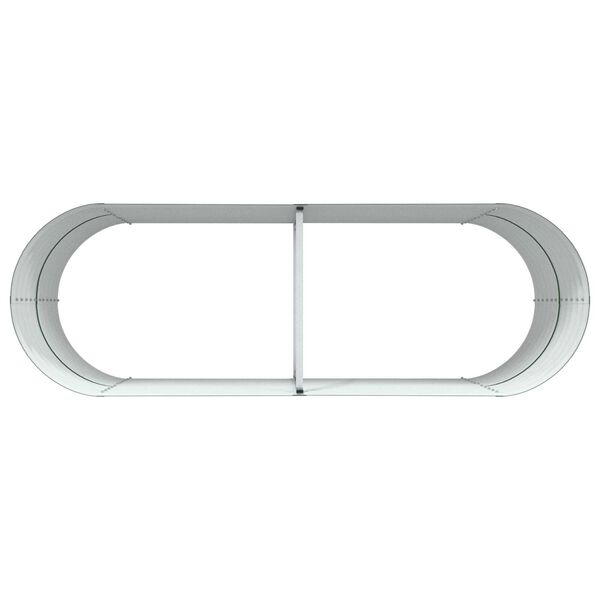 vidaXL Υπερυψωμένη Ζαρντινιέρα Πράσινο 240 x 80 x 81 cm Ατσάλι