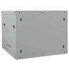 vidaXL Ντουλάπα δικτύου με αποθήκευση Γκρι 60 x 60 x 50 εκ Ατσάλι