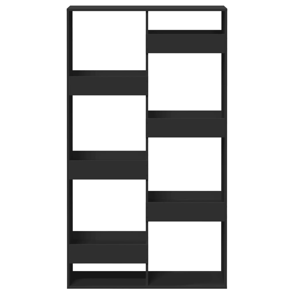vidaXL Βιβλιοθήκη Μαύρη 100x33x175 εκ. από Επεξεργασμένο Ξύλο