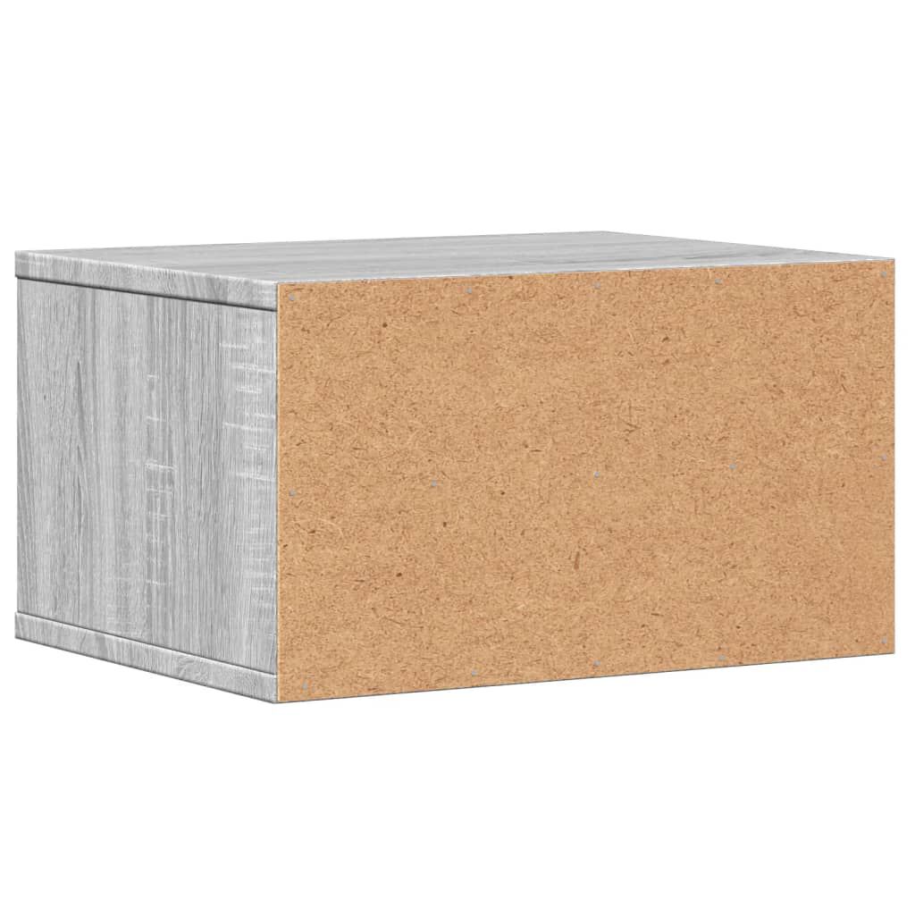 vidaXL Βάση Εκτυπωτή Γκρι Sonoma 40x32x22,5 εκ. από Επεξεργασμένο Ξύλο