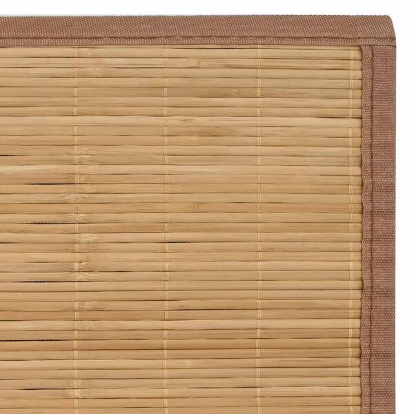 vidaXL Χαλί Καφέ 100 x 160 εκ. από Μπαμπού
