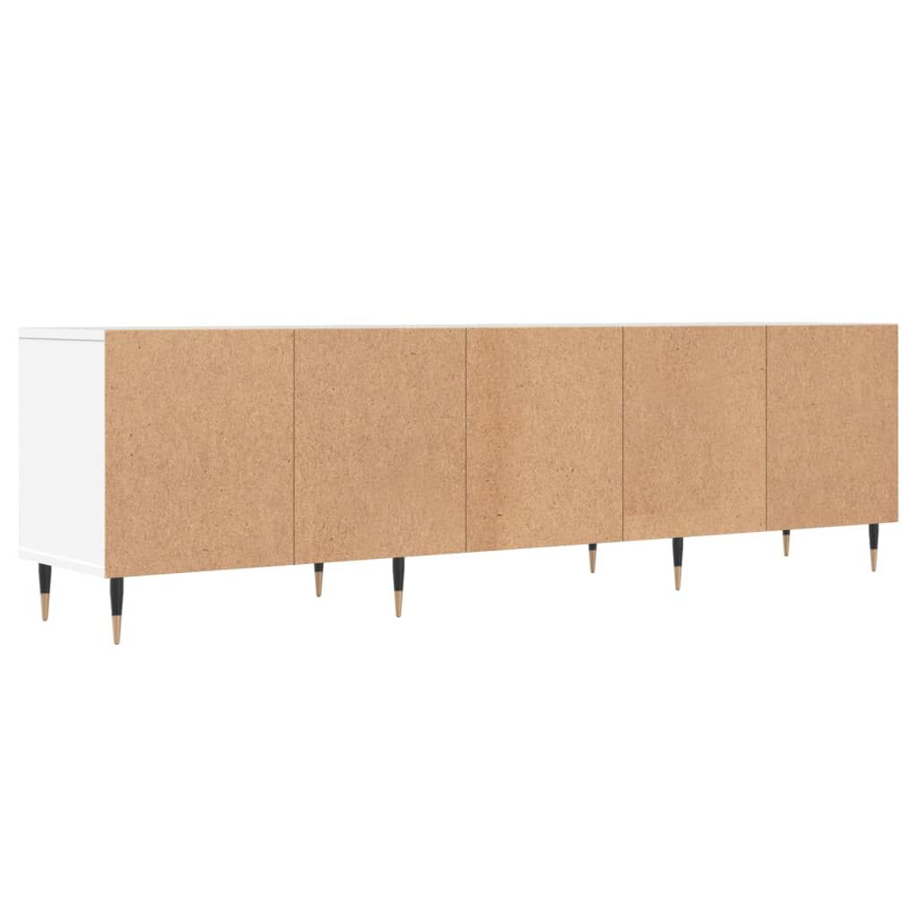 vidaXL Έπιπλο Τηλεόρασης Λευκό 150x30x44,5 εκ. Επεξεργασμένο Ξύλο