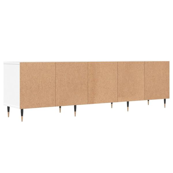 vidaXL Έπιπλο Τηλεόρασης Λευκό 150x30x44,5 εκ. Επεξεργασμένο Ξύλο