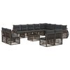 vidaXL &Sigma;&epsilon;&tau; &Kappa;&alpha;&nu;&alpha;&pi;έ &Kappa;ή&pi;&omicron;&upsilon; 13 pcs &Gamma;&kappa;&rho;&iota; &kappa;&alpha;&iota; &Sigma;&kappa;&omicron;ύ&rho;&omicron; &Gamma;&kappa;&rho;&iota; &sigma;&upsilon;&nu;&theta;&epsilon;&tau;&iota;&kappa;ό &rho;&alpha;&tau;ά&nu;