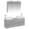 vidaXL &Sigma;&epsilon;&tau; &Epsilon;&pi;ί&pi;&lambda;&omega;&nu; &Mu;&pi;ά&nu;&iota;&omicron;&upsilon; 4 pcs &Gamma;&kappa;&rho;&iota; Sonoma
