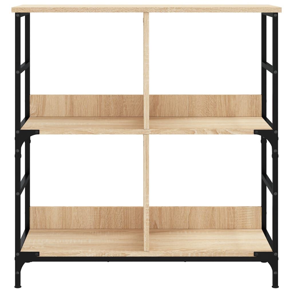 vidaXL Βιβλιοθήκη Sonoma Δρυς 78,5 x 33 x 82 εκ. Επεξεργασμένο Ξύλο