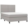 vidaXL &Kappa;&rho;&epsilon;&beta;ά&tau;&iota; Boxspring &mu;&epsilon; &Sigma;&tau;&rho;ώ&mu;&alpha; &Alpha;&nu;&omicron;&iota;&chi;&tau;ό &Gamma;&kappa;&rho;&iota; 140x190 &epsilon;&kappa;. &Upsilon;&phi;&alpha;&sigma;&mu;ά&tau;&iota;&nu;&omicron;