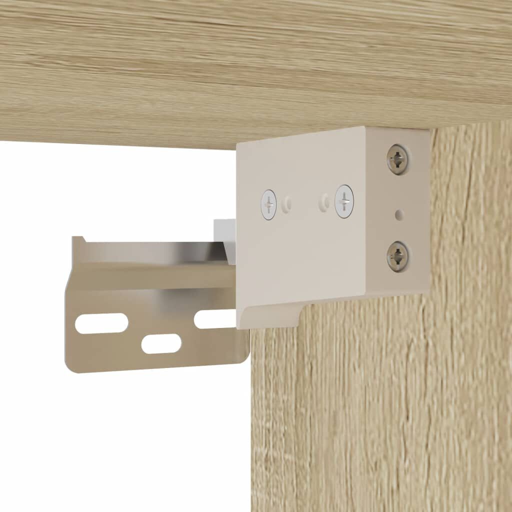 vidaXL Ντουλάπι Νιπτήρα Sonoma Δρυς 80 x 38,5 x 45 εκ. από Επεξ. Ξύλο