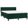 vidaXL &Kappa;&rho;&epsilon;&beta;ά&tau;&iota; Boxspring &mu;&epsilon; &Sigma;&tau;&rho;ώ&mu;&alpha; &Sigma;&kappa;&omicron;ύ&rho;&omicron; &Pi;&rho;ά&sigma;&iota;&nu;&omicron; 140x190&epsilon;&kappa;. &Beta;&epsilon;&lambda;&omicron;ύ&delta;&iota;&nu;&omicron;