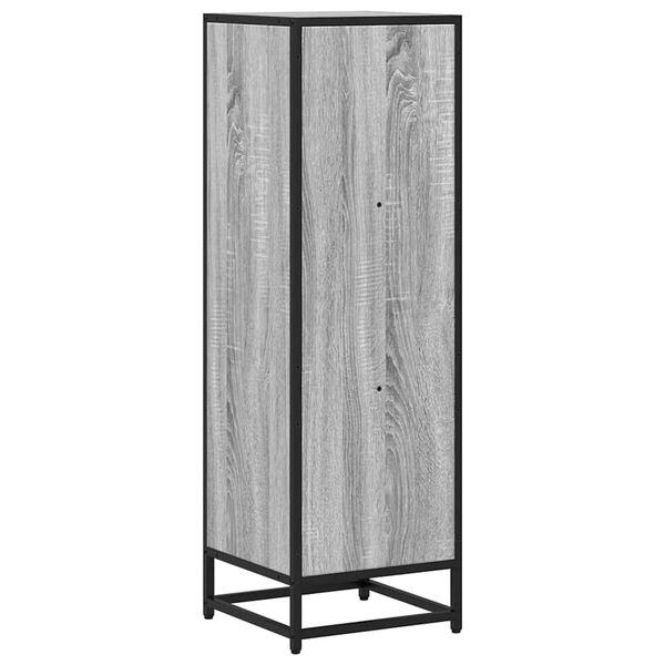 vidaXL Βιβλιοθήκη Γκρι sonoma 33,5x33x107,5 εκ. Επεξεργασμένο Ξύλο