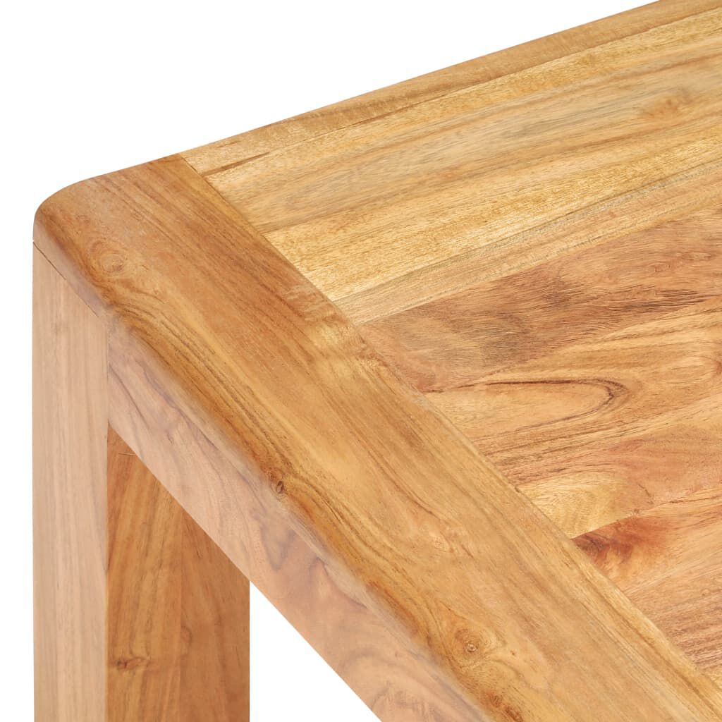vidaXL Τραπεζάκι Σαλονιού 110x60x35εκ Μασίφ Ακακία Μελί Φινίρισμα