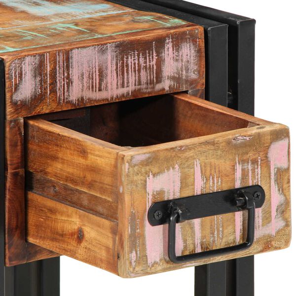 vidaXL Νυχτερινό Τραπέζι 40x40x40 εκ. Από Μασίφ Ανακυκλωμένο Ξύλο