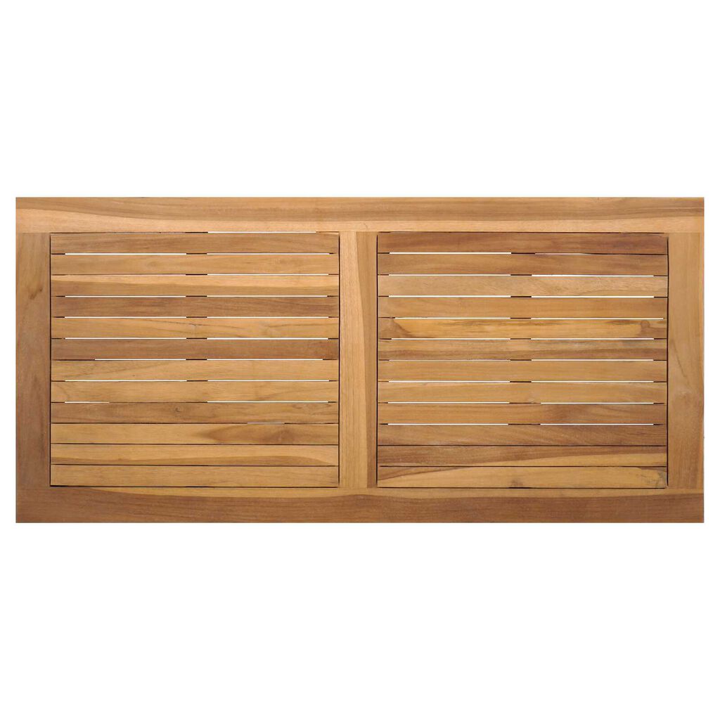 vidaXL Τραπέζι Κήπου Καστανό 95 x 45 x 40 εκ Μασίφ ξύλο teak