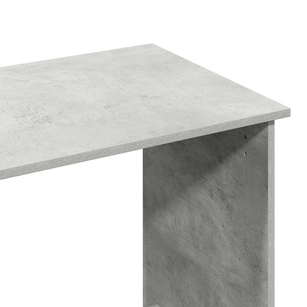 vidaXL Γραφείο Γκρι Σκυροδέματος 102 x 50 x 75 εκ. Επεξεργασμένο Ξύλο