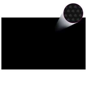 vidaXL Κάλυμμα Πισίνας Μαύρο 260 x 160 εκ. από Πολυαιθυλένιο