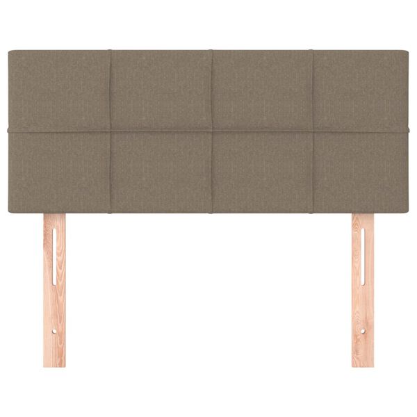 vidaXL Κεφαλάρι Κρεβατιού Taupe 80 x 5 x 78/88 εκ. Υφασμάτινο