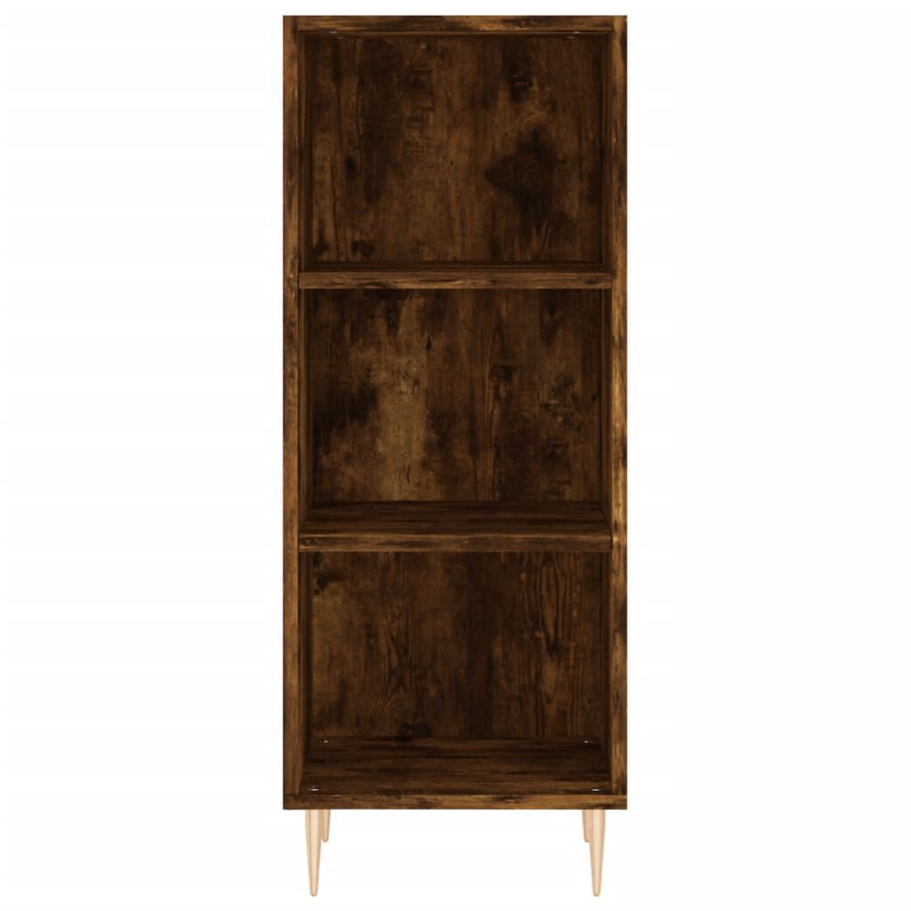 vidaXL Ντουλάπι Καπνιστή δρυς 34,5 x 32,5 x 180 εκ. Επεξεργασμένο ξύλο