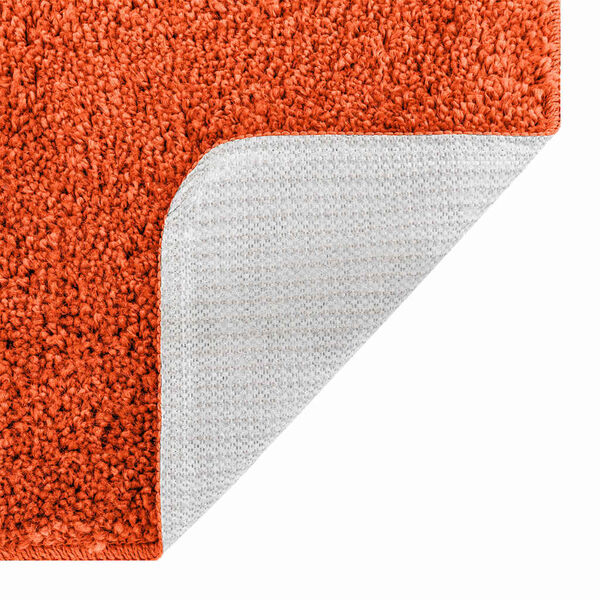 vidaXL Πατάκι μπάνιου 3 pcs Πορτοκαλί 50 x 50 cm Πολυπροπυλένιο