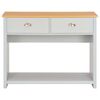 vidaXL Τραπέζι Κονσόλα Γκρι 97 x 35 x 76 εκ.