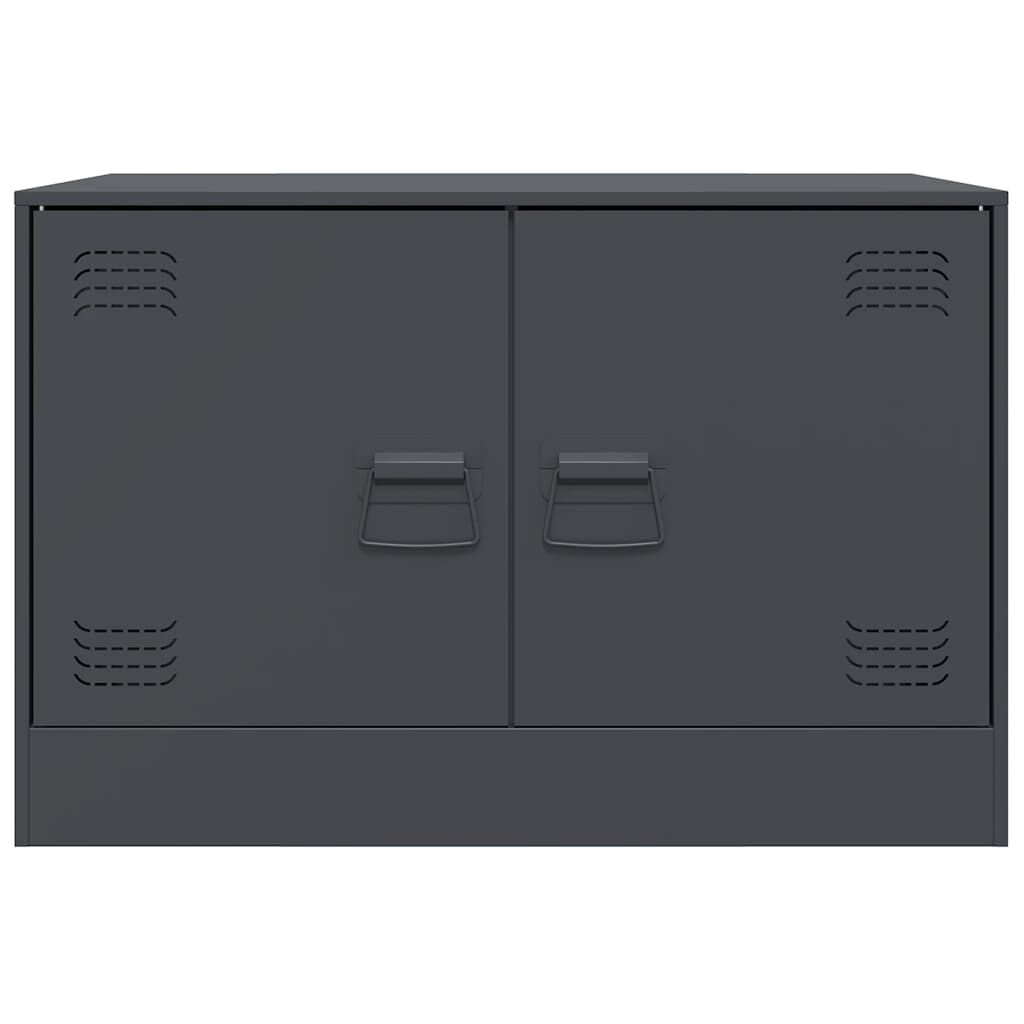 vidaXL Έπιπλο Τηλεόρασης Ανθρακί 67x39x44 εκ. από Χάλυβα