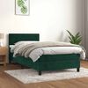 vidaXL &Kappa;&rho;&epsilon;&beta;ά&tau;&iota; Boxspring &mu;&epsilon; &Sigma;&tau;&rho;ώ&mu;&alpha; &Sigma;&kappa;&omicron;ύ&rho;&omicron; &Pi;&rho;ά&sigma;&iota;&nu;&omicron; 90x190 &epsilon;&kappa;. &Beta;&epsilon;&lambda;&omicron;ύ&delta;&iota;&nu;&omicron;